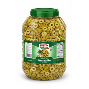 darna green olive sliced 3200g*4 pcs