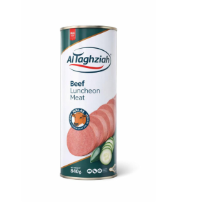 al taghzia beef luncheon meat 840 gr * 12