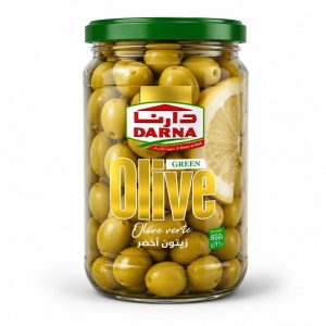darna green olives 650g *12pcs