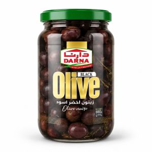 darna black olives 650g *12pcs