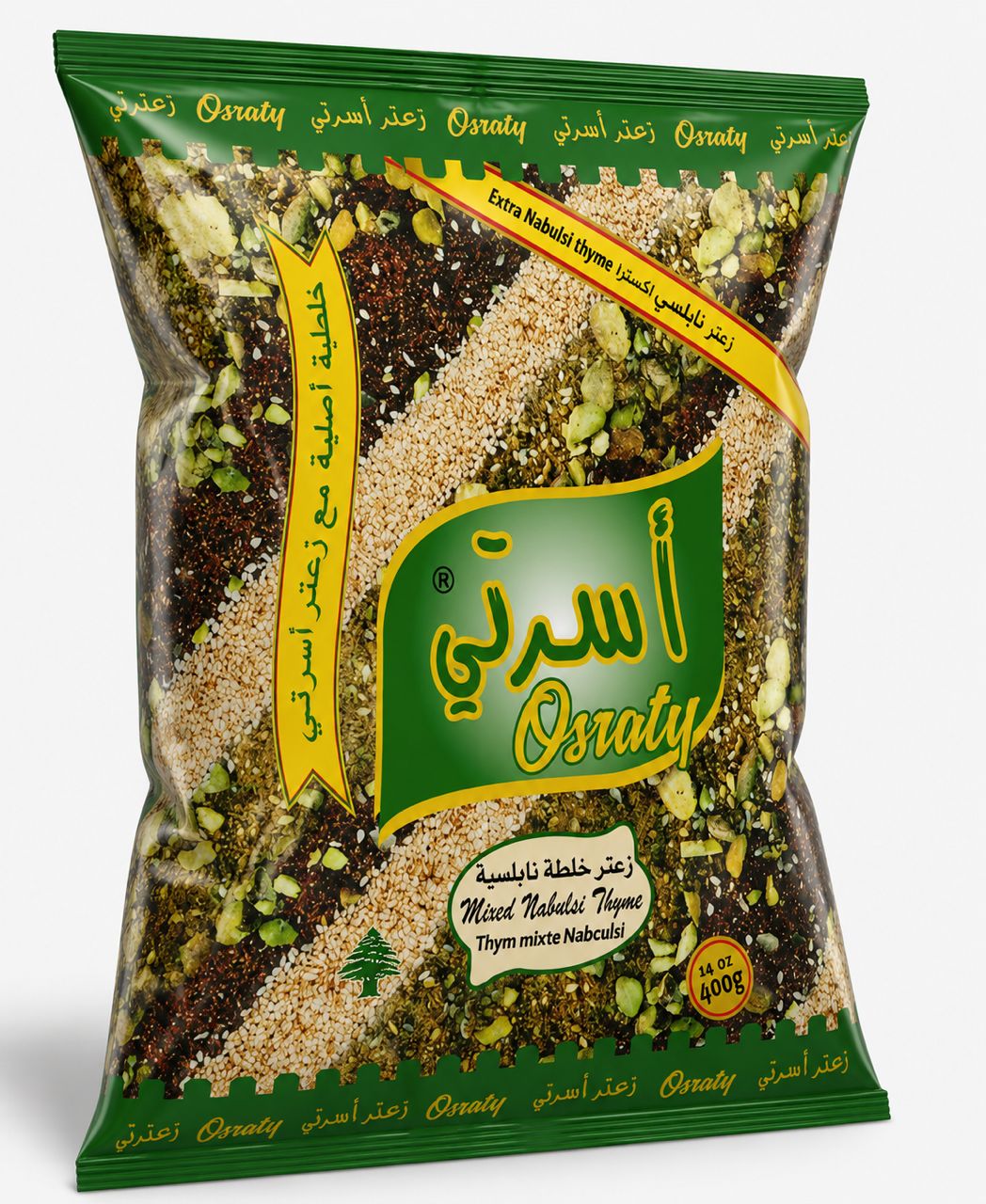 osraty lebanese thyme mix 400 g × 12 bags osraty lebanese thyme mix 400 g × 12 bags